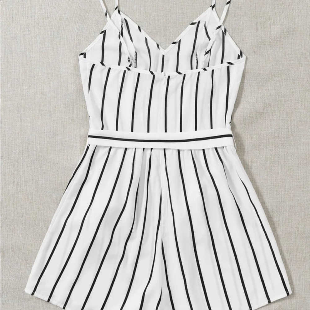Striped Romper - Picture 2 of 2